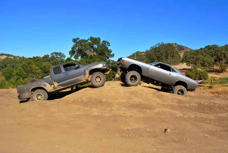 Illustration for article titled This 4x4 ‘72 Dodge Challenger Is Your War Chariot To Valhalla